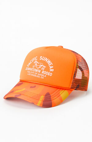 Camo Downtown Rodeo Trucker Hat image number 4