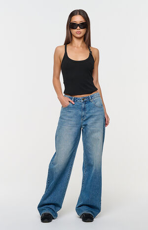 95 Mid Rise Baggy Jeans image number 5