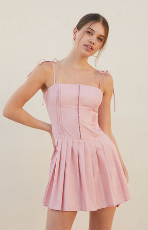 Bella Corset Tie Strap Mini Dress image number 1