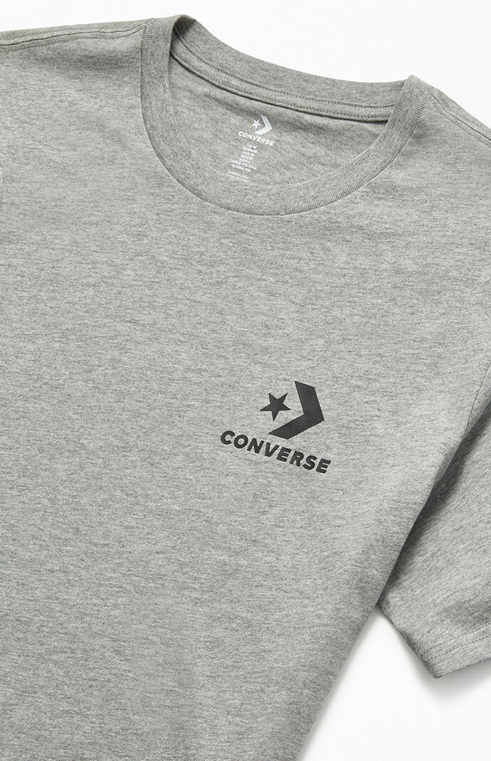 Gray Left Chest Star Chevron T-Shirt