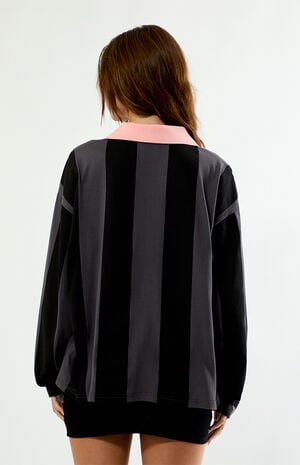 Striped Long Sleeve Soccer Jersey image number 4