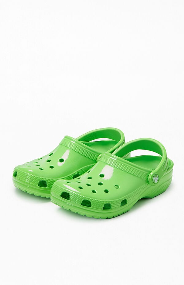Crocs Kids Classic Neon Highlighter Clogs | Pacsun display picture 1