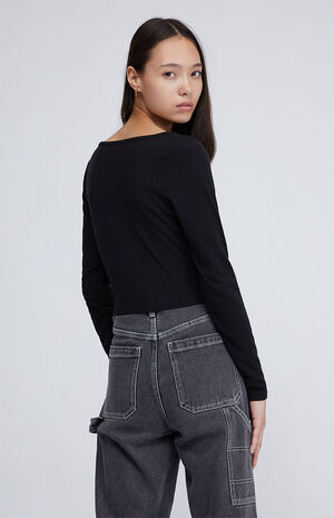 Science Long Sleeve Bustier Top image number 3
