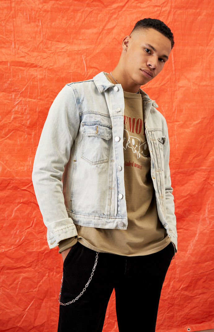Ø§Ø³ØªØ¬Ø§Ø¨Ø© Ø¥Ø±Ø³Ø§Ù ÙÙØµÙÙØ© Relaxed White Blue Denim Jacket Blue Red Pacsun For Women Colorblock Trucker Loudounhorseassociation Org Creative energy colorblock denim jacket has a slightly oversized fit, button closures, front pockets, and a colorblock design. relaxed white blue denim jacket blue