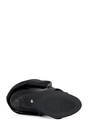 Women's Black Apex Stiletto Booties image number 5