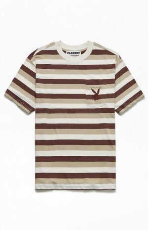 By PacSun Striped Pocket T-Shirt image number 1