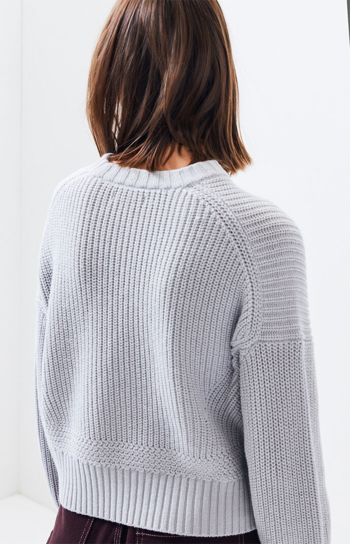 Mix Stitch Pullover Sweater