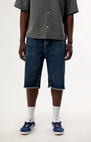 Vinny Big T Flap Baggy Jean Shorts image number 3