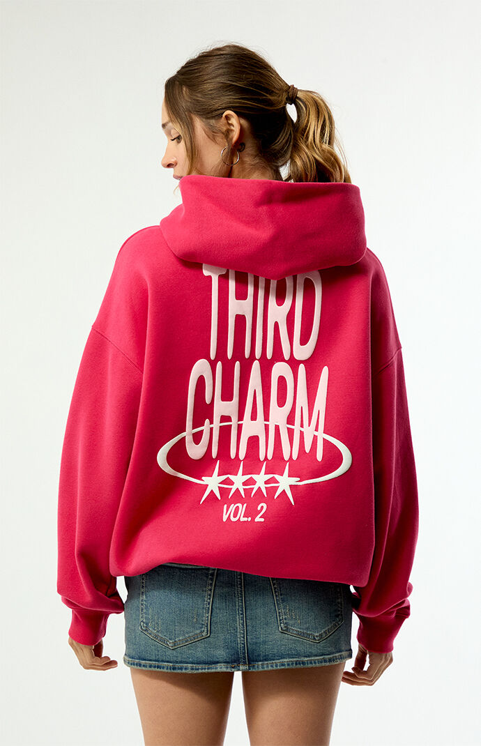 Third Charm Raspberry Puff Graphic Vol. 2 Hoodie | Pacsun