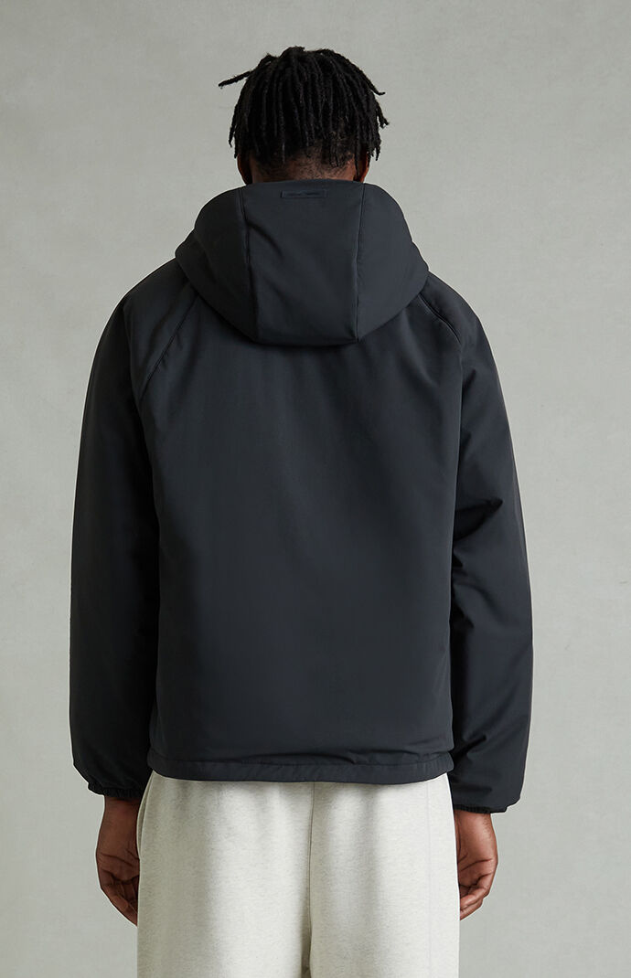 Fear of God ESSENTIALS Vintage Black Half-Zip Anorak Jacket | Pacsun
