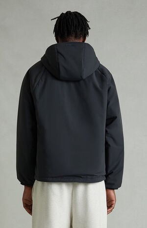 Vintage Black Half-Zip Anorak Jacket image number 4