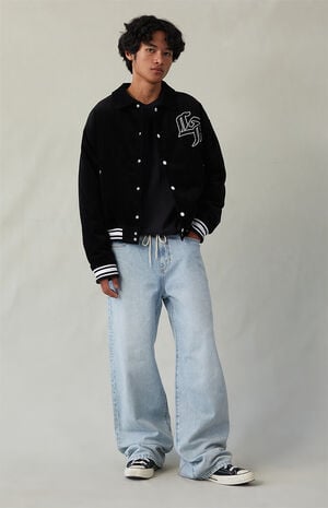 Blake Extreme Baggy Jeans Drawstring Light Indigo