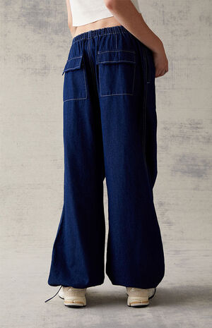 Dark Blue Low Rise Jeans image number 5