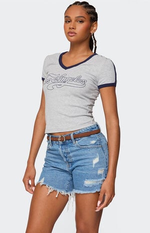 Los Angeles Contrast T-Shirt image number 3