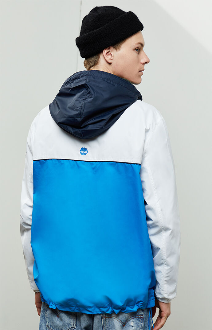 Hooded Quarter Zip Windbreaker