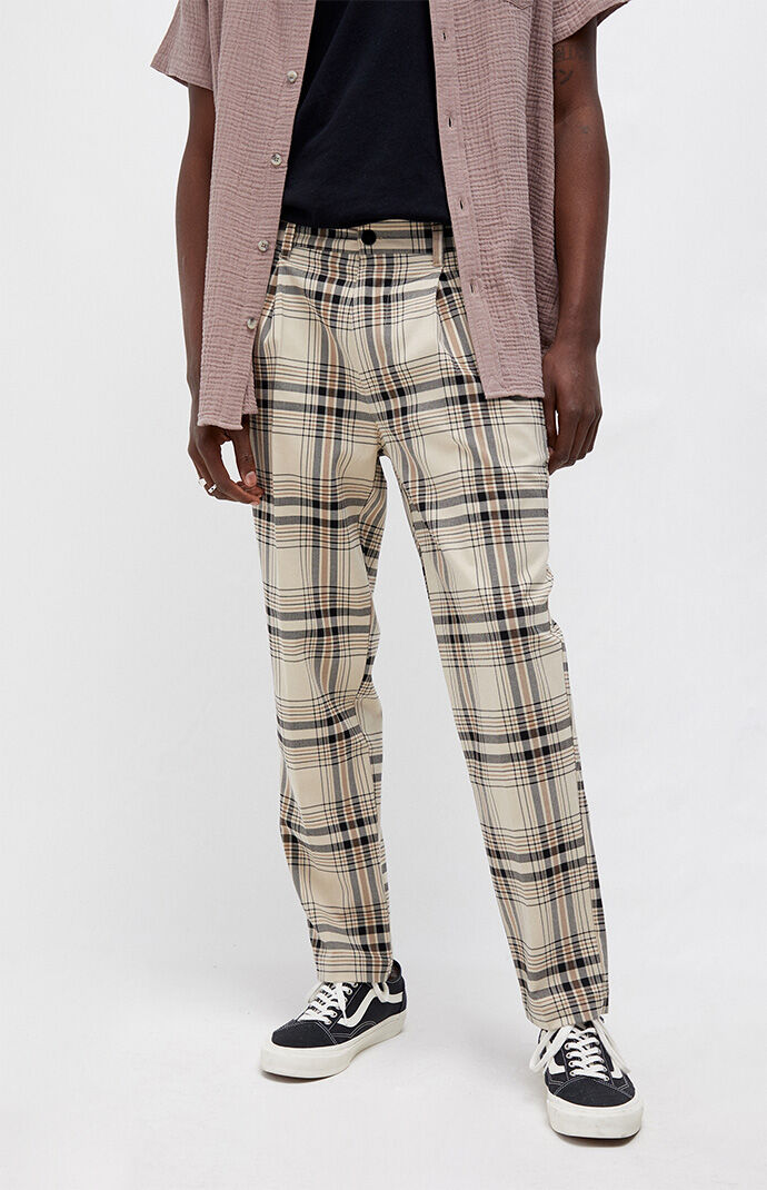 Pacsun mens plaid clearance pants