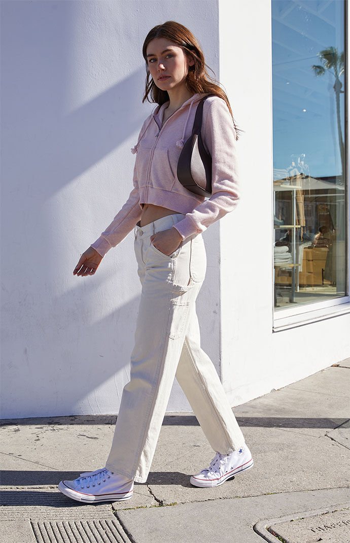 Light pink crystal hoodie 2025