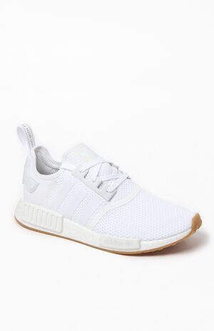 White & Gum NMD_R1 Shoes image number 1