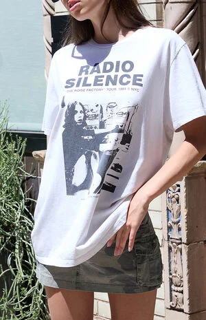 Penelope Radio Silence Oversized T-Shirt image number 1