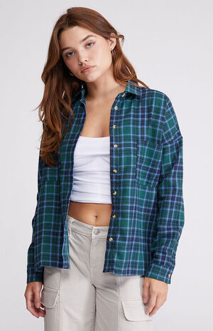 Boyfriend Flannel Shirt image number 1
