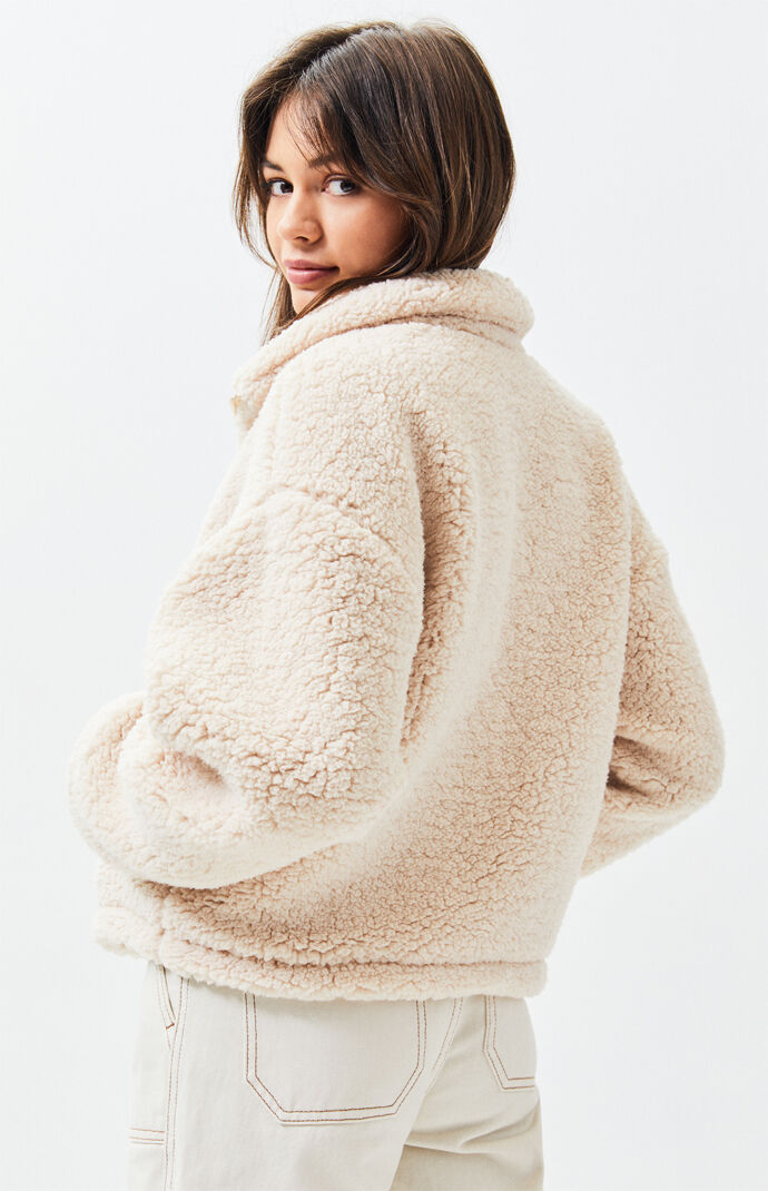 Pacsun fluffy jacket