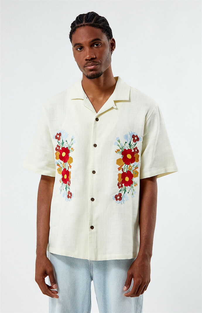 Pacsun Applique Oversized Camp Shirt | Pacsun