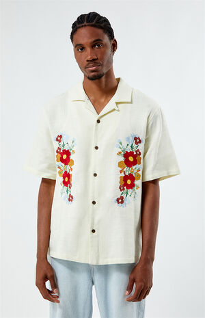 Applique Oversized Camp Shirt image number 1