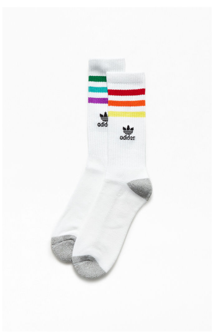 rainbow adidas socks
