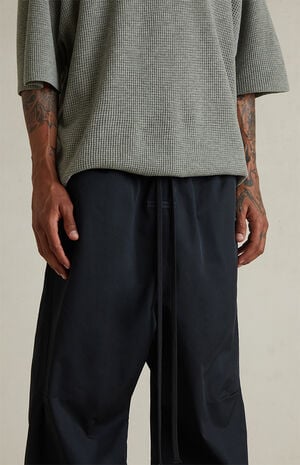 Jet Black Poly Twill Work Pants image number 5