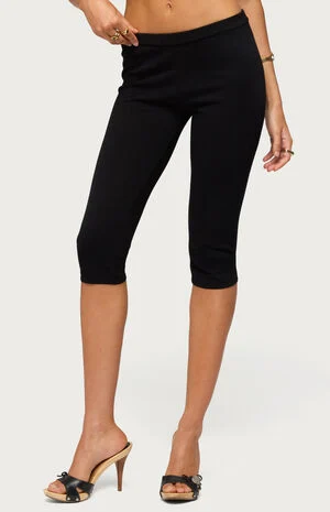 Vanessa Knit Capri Pants image number 1