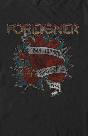 Foreigner Heart What Love Is T-Shirt image number 2