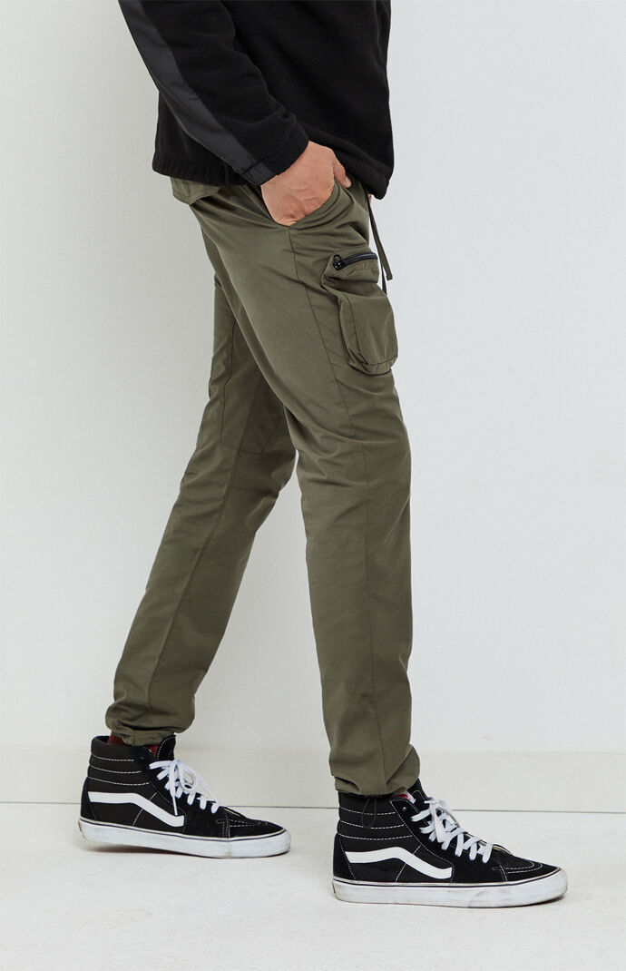 pacsun stacked skinny cargos