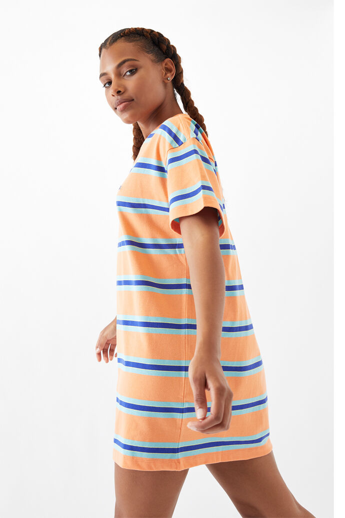 Obey Peri Striped T-Shirt Dress at 