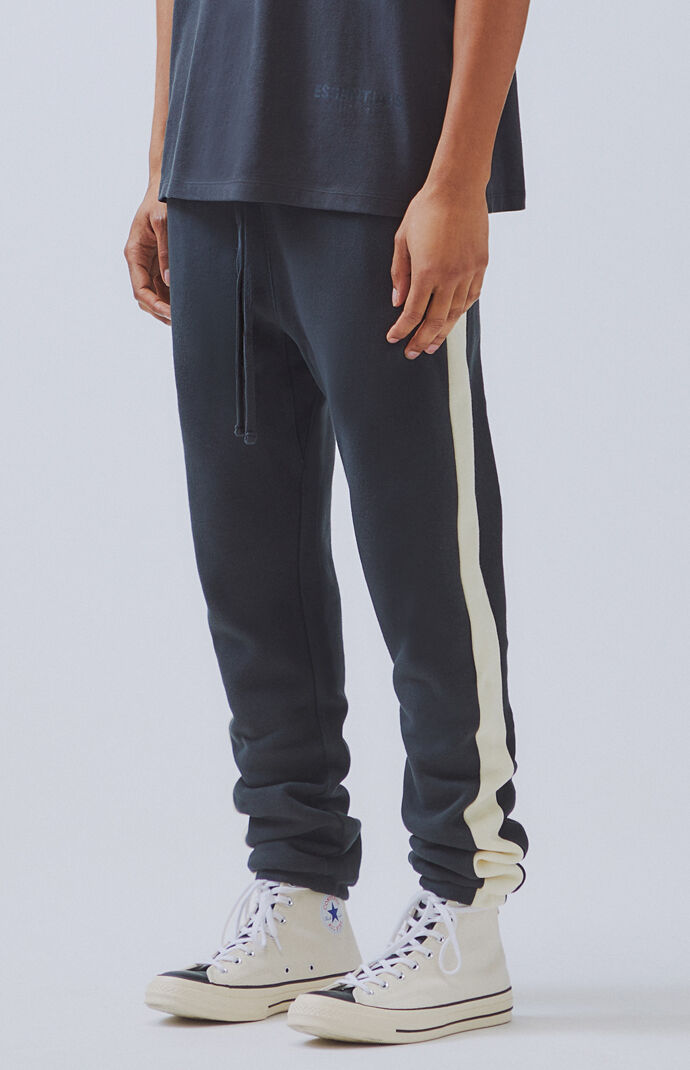 Essentials side stripe sweatpants shop