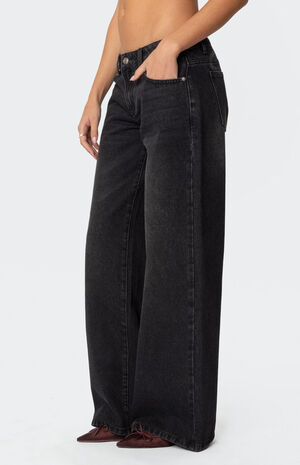 Vyxen Vintage Washed Low Rise Jeans image number 3