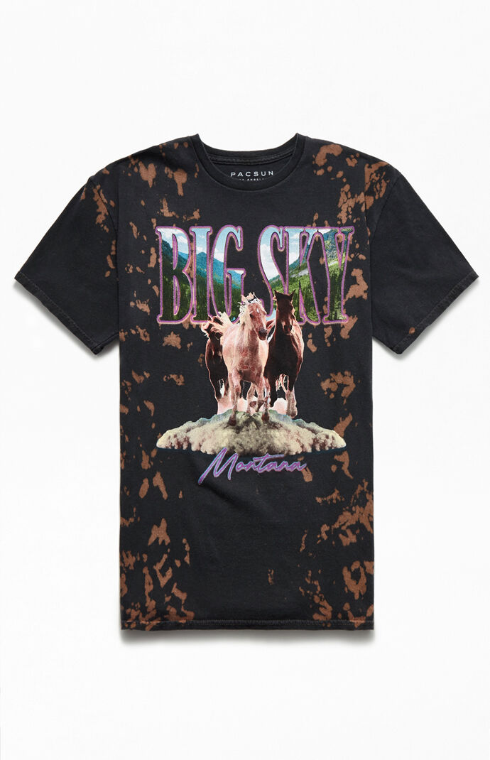Big Sky Vintage Bleach T-Shirt