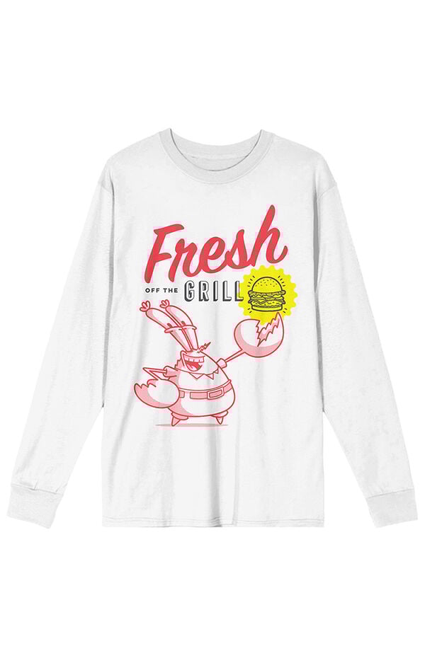 Mr. Krab & The Krabby Patty Long Sleeve T-Shirt