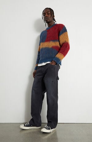 Black Wash Baggy Jeans image number 1