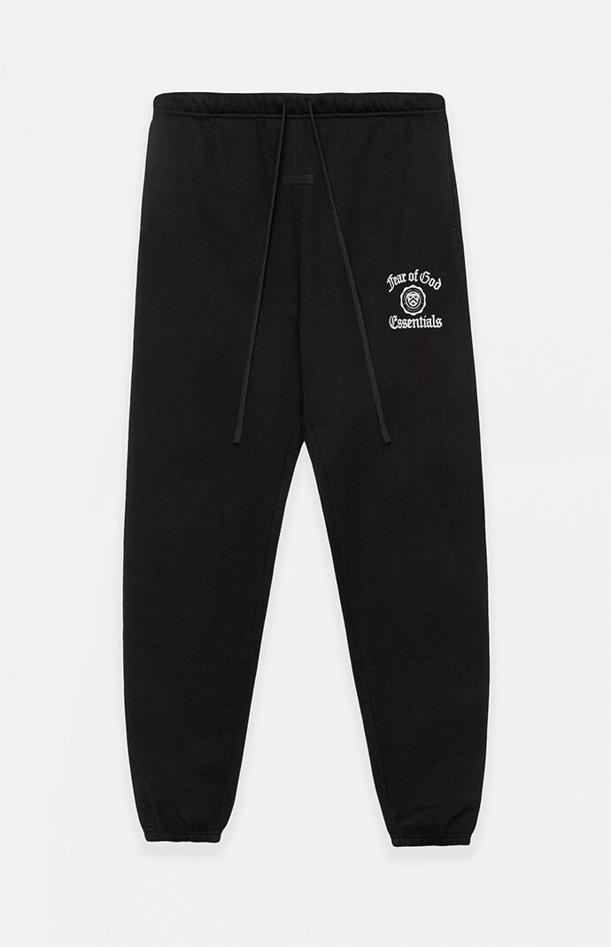 パンツ Essentials Fear Of God Black Sweatpants Fear of God Essentials Black Heavy Fleece Sweatpants | PacSun