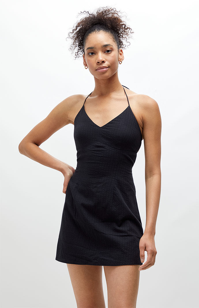 LA Hearts Woven Tie Back Mini Dress | PacSun