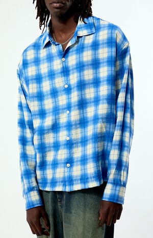 Blue Plaid Sandy Long Sleeve Shirt image number 2