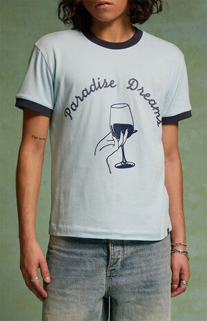 by Pacsun Paradise Dreams Ringer T-Shirt image number 3