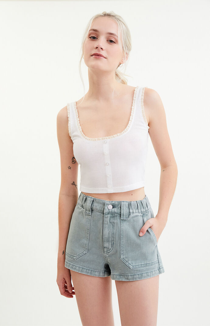 Jane Button Tank Top