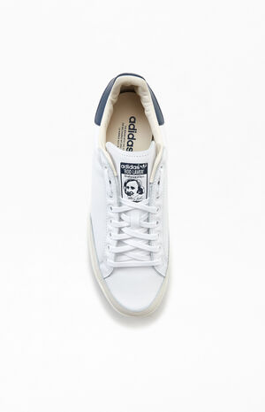 White & Navy Rod Laver Shoes image number 5