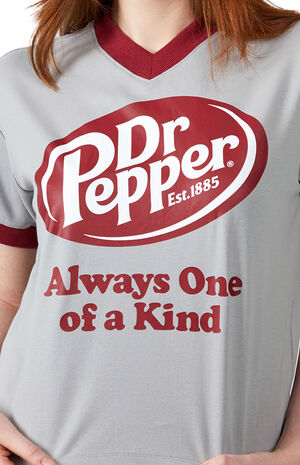 Dr Pepper Always One Of A Kind V-Neck T-Shirt image number 4