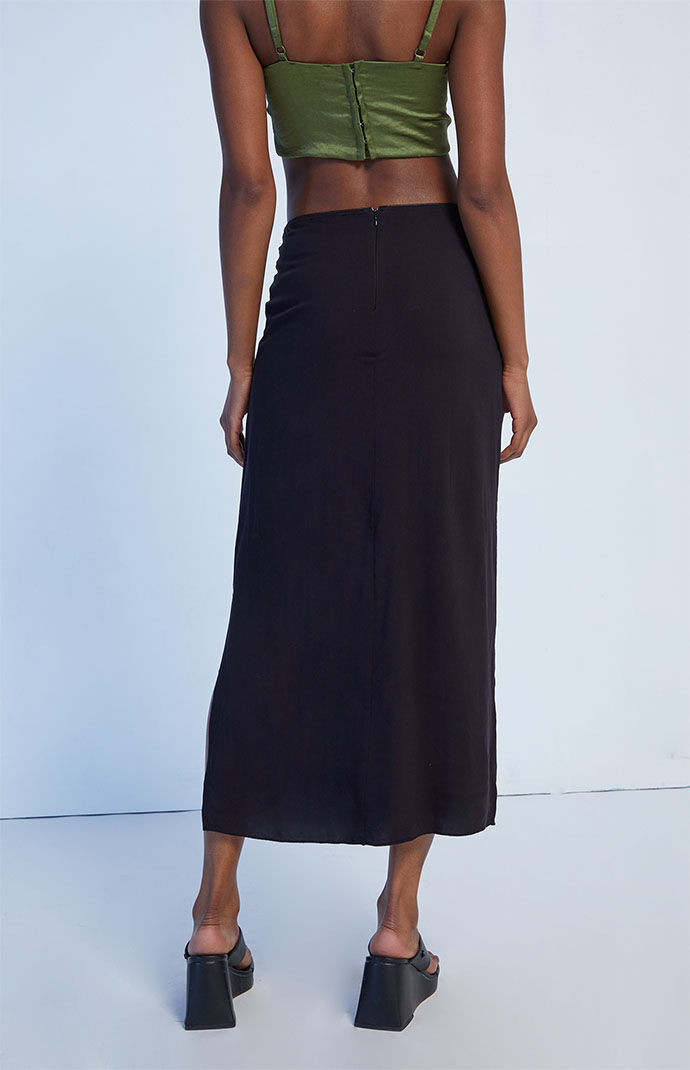 LA Hearts Side Slit Midi Skirt | PacSun