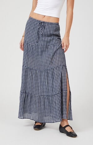 Plaid Maxi Skirt image number 2