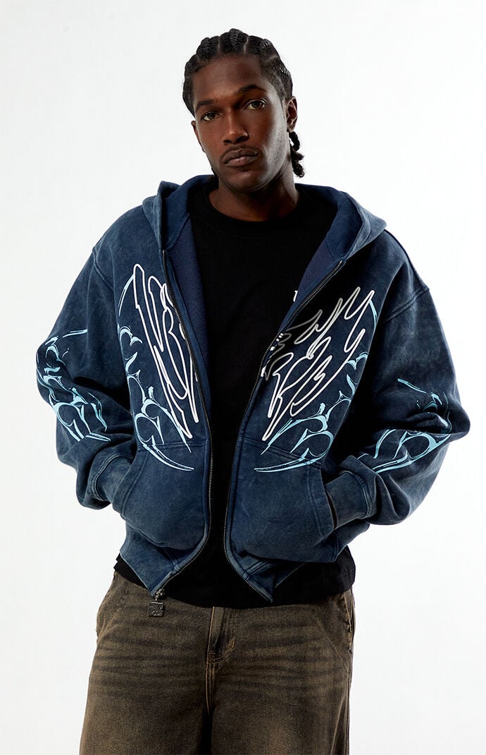 Nightlab Night Moon Full Zip Hoodie | PacSun