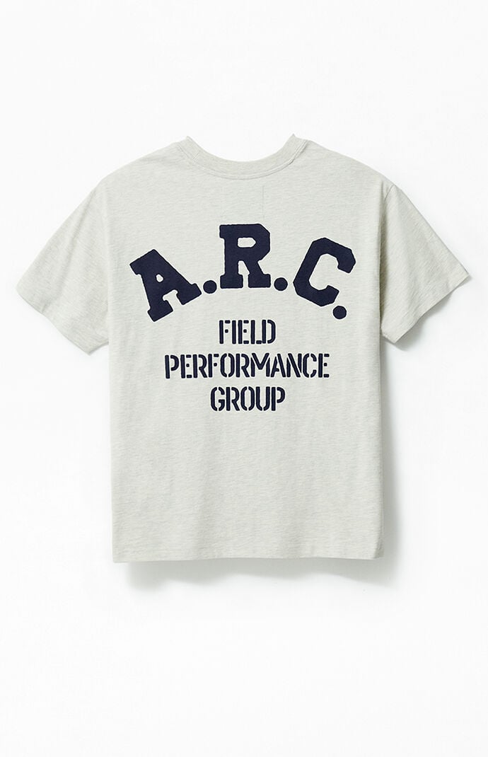 A.R.C. Heather Grey Field Vintage Wash Heavyweight Oversized T-Shirt