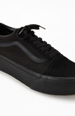 vans old skool platform black